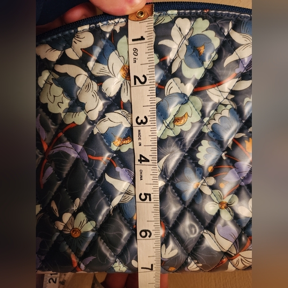 Vera Bradley Floral Cosmetic Bag - Picture 7 of 8